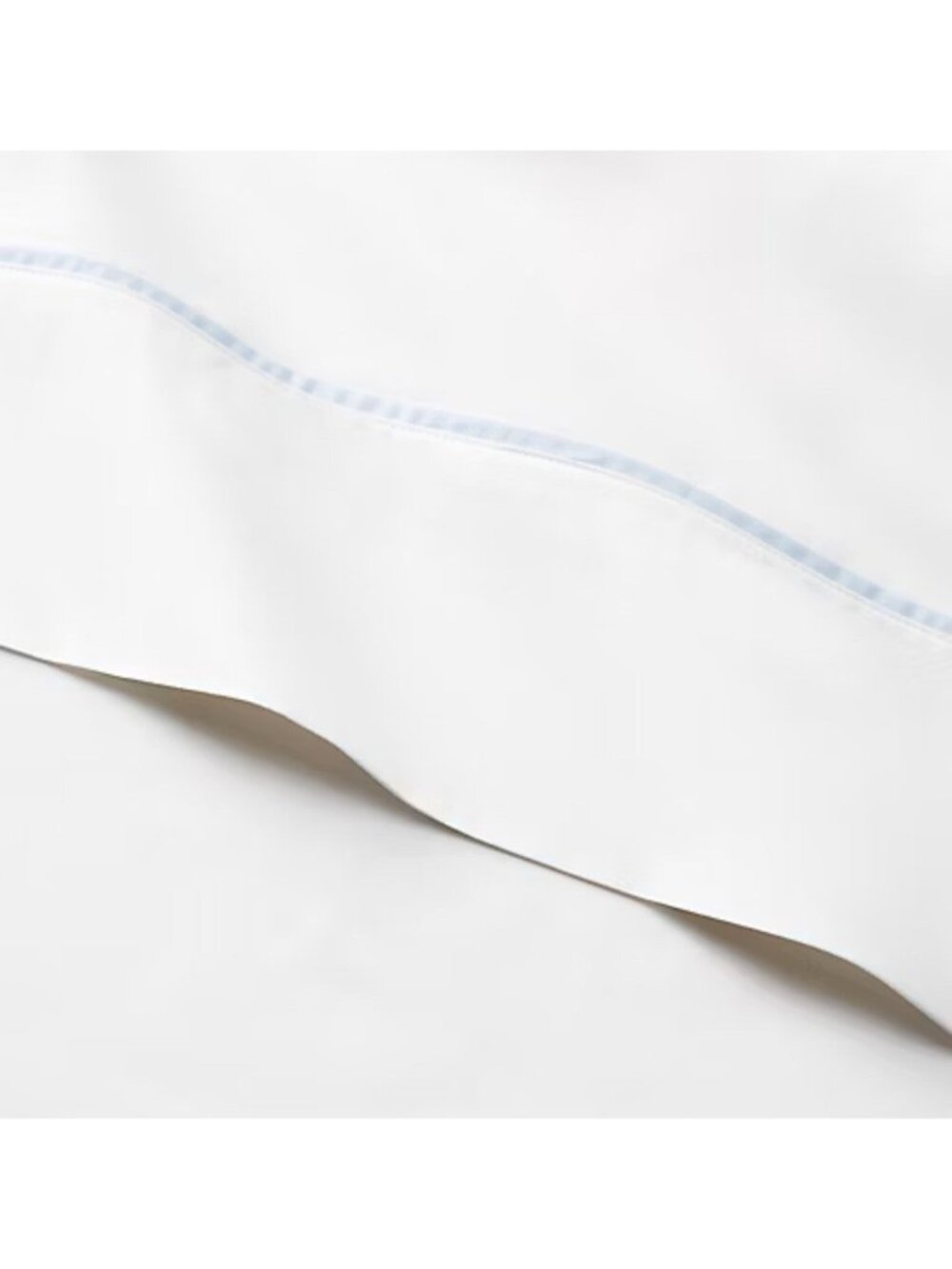 Ralph Lauren Organic Cotton Percale Palmer Flat Sheet KING Sky Blue MSRP $200
